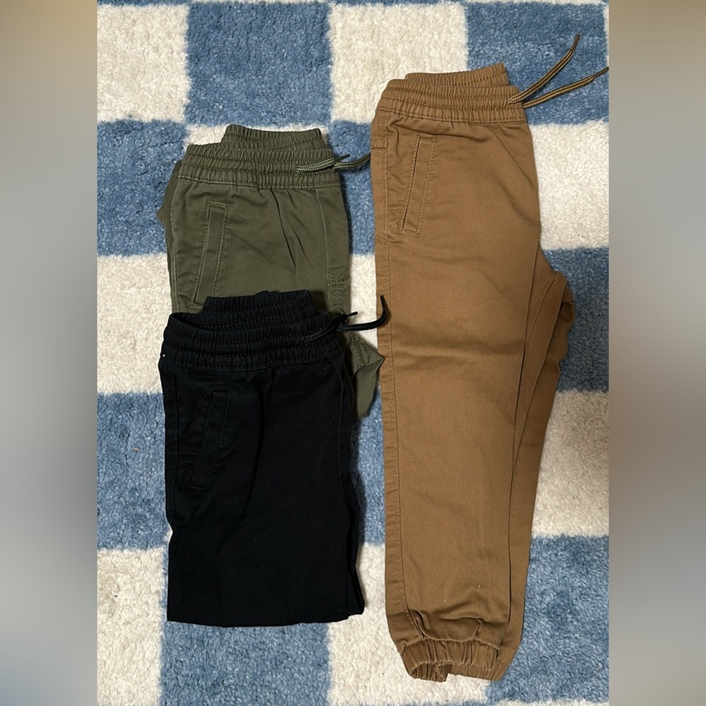 Old Navy Kids Joggers - Black, Olive, Tan